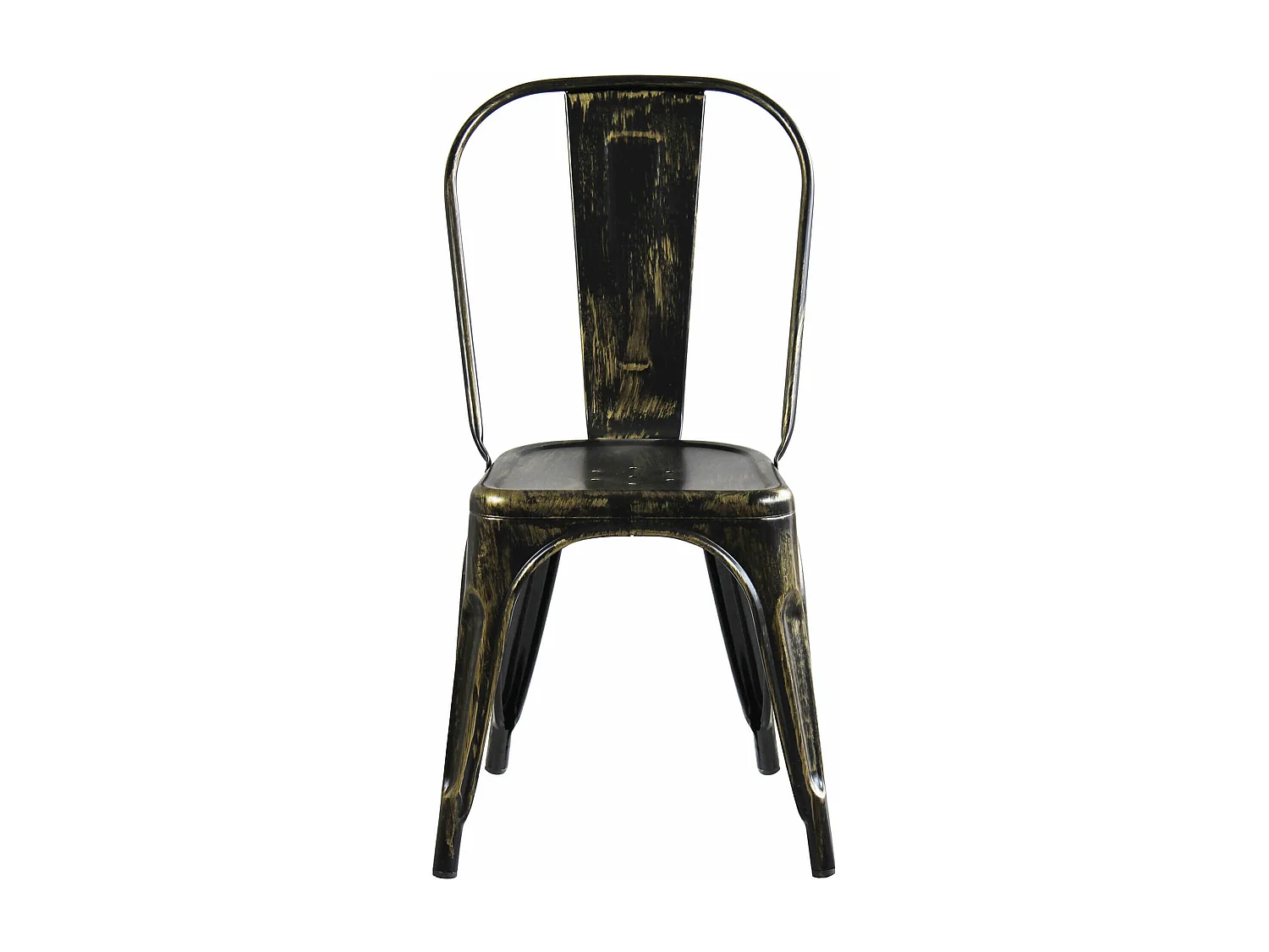 MilaniHome.it - Set Di 2 Sedie In Metallo Di Design Moderno Industrial Vintage Ossidato Per Sala Da Pranzo Bar Ristorante Soggiornodi coloreOro