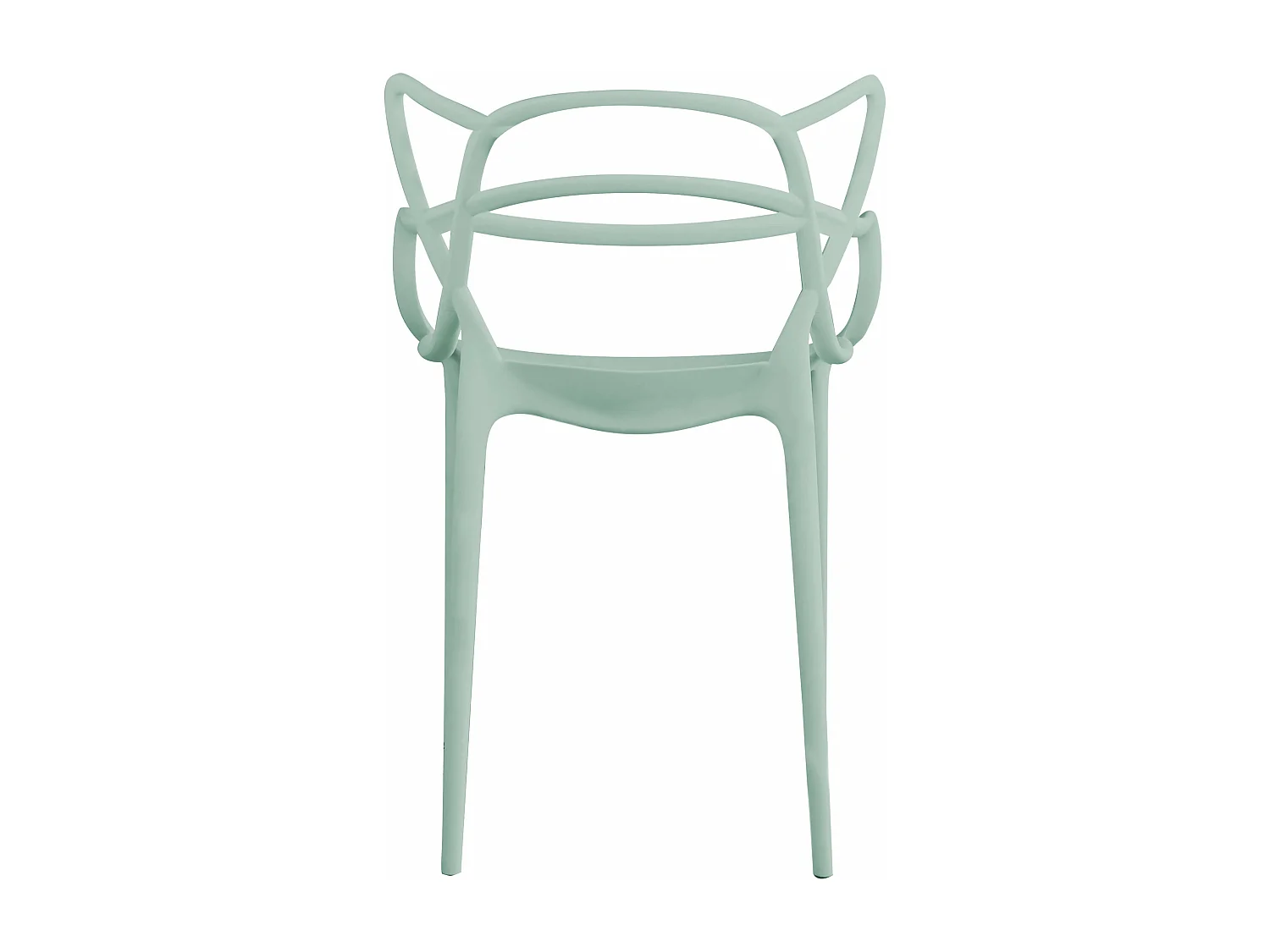 MilaniHome.it - Sedia In Polipropilene Plastica Verde Di Alta Qualità Di Design Per Interno E Giardino Stile Moderno Per Sala Da Pranzo, Cucinadi coloreVerde