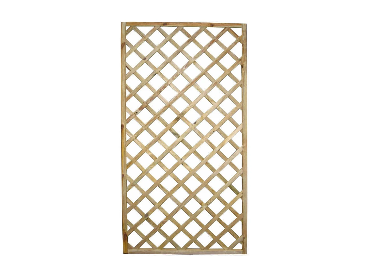 MilaniHome.it - Grigliato In Legno Da Giardino Pannello Grigliato In Legno Di Pino Impregnato In Autoclave Per Esterno 90x180 Cmdi coloreMarrone