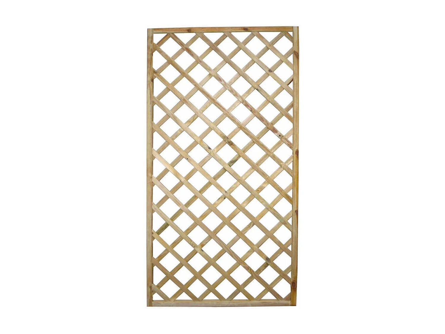 MilaniHome.it - Grigliato In Legno Da Giardino Pannello Grigliato In Legno Di Pino Impregnato In Autoclave Per Esterno 90x180 Cmdi coloreMarrone