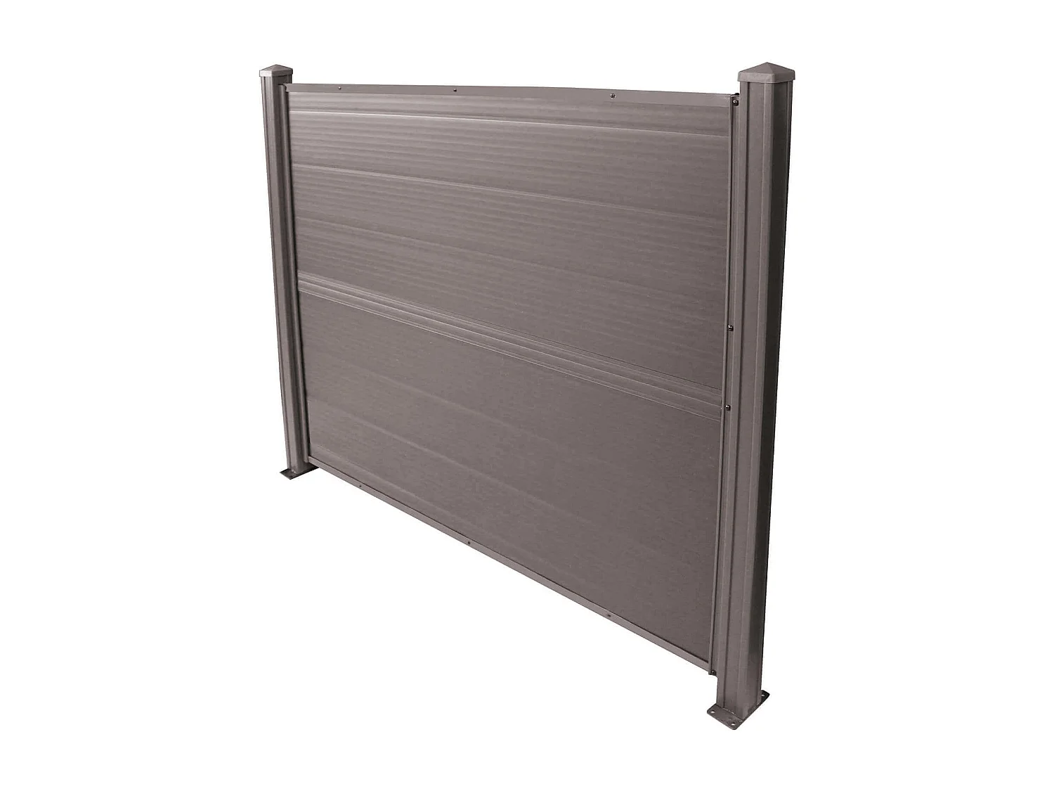 MilaniHome.it - Pannello di recinzione in resina da giardino cm 150x120di coloreMarrone