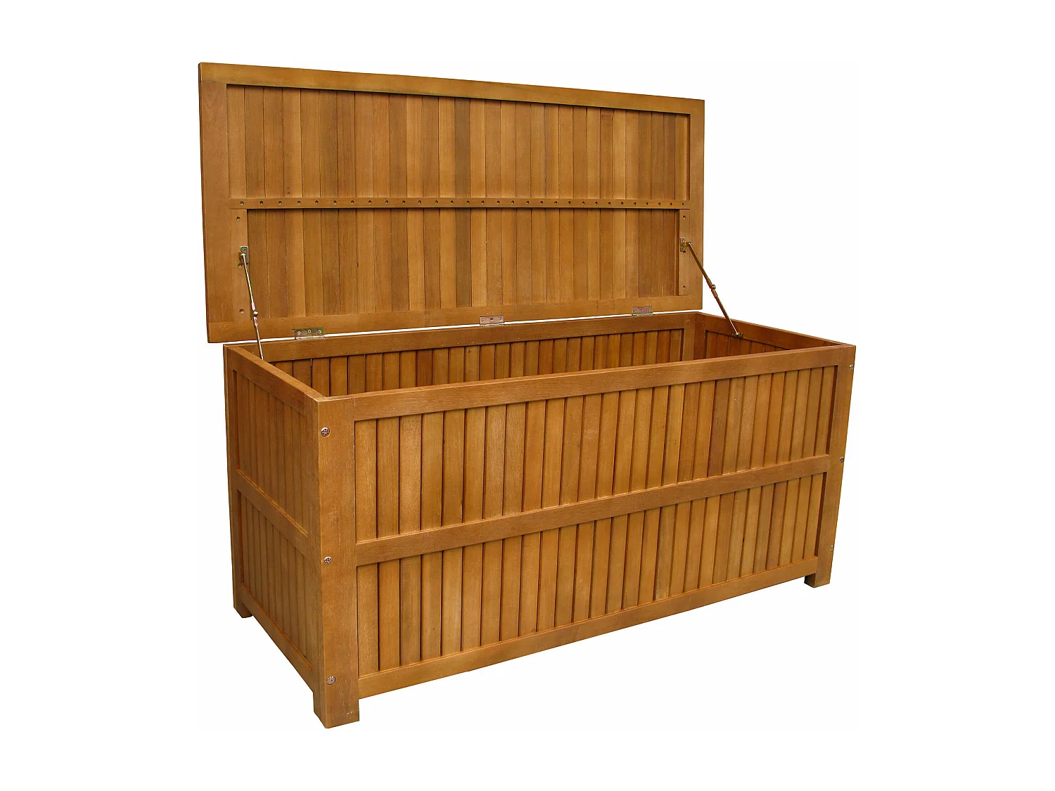 MilaniHome.it - Baule In Legno Di Acacia 130x55 Per Esterno Giardino Portico Ristorante Bar Hotel Albergo Agriturismodi coloreMarrone