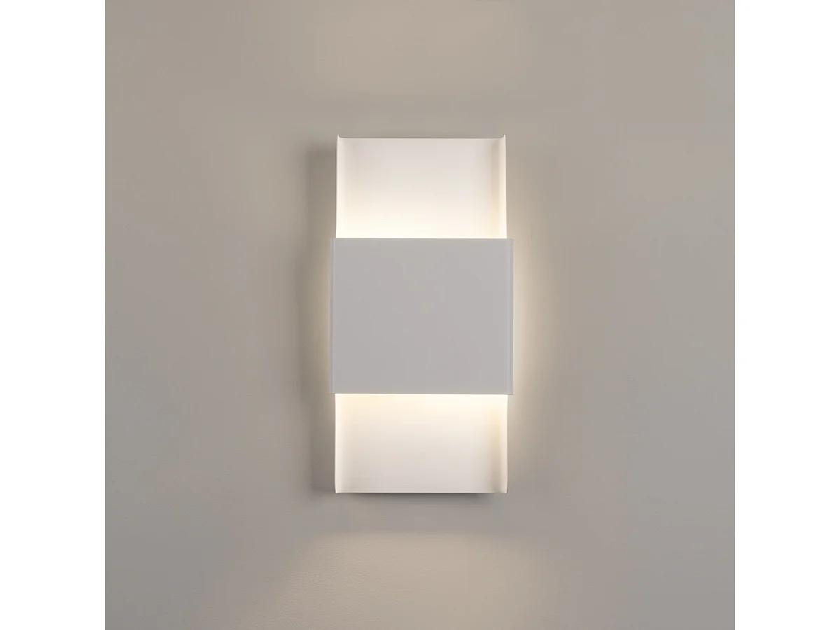Plafonnier Durlin Moderne En Acier - 2 Sources Lumineuses - L.20 X H.40 Cm - Blanc