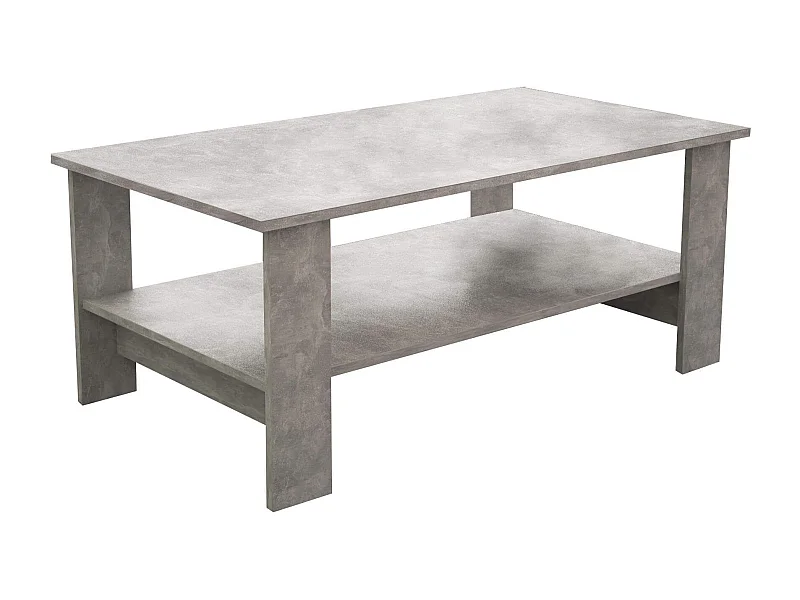 MilaniHome.it - tavolino da salotto moderno cm 100x55x41 hdi coloreCemento