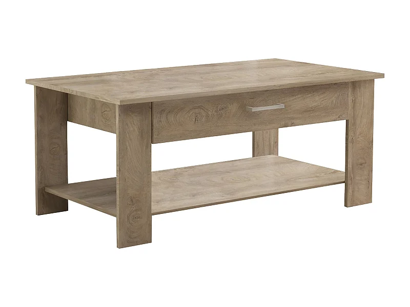 MilaniHome.it - tavolino da salotto moderno cm 110x60x44 hdi coloreRovere grigio