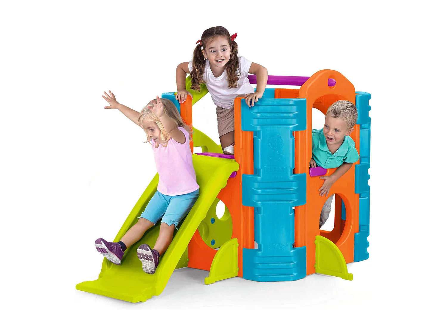 MilaniHome.it - ACTIVITY PARK - Scivolo multifunzione per bambini da giardino per esterno in plastica cm 84 x 167 x 101 hdi coloreMulticolor