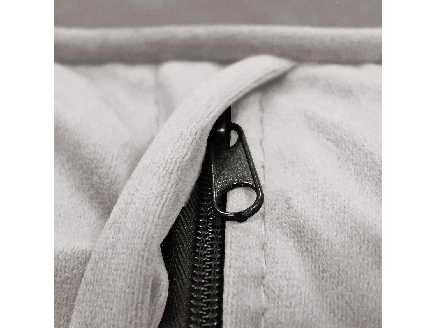 MilaniHome.it - Divano in velluto 3 posti per salotto soogiorno sala d'attesa 196x81x89 hdi coloreTortora