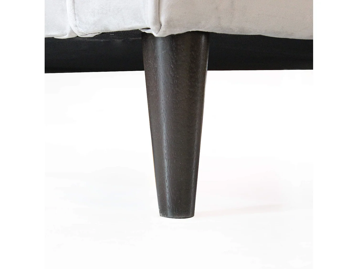 MilaniHome.it - Divano in velluto 3 posti per salotto soogiorno sala d'attesa 196x81x89 hdi coloreTortora