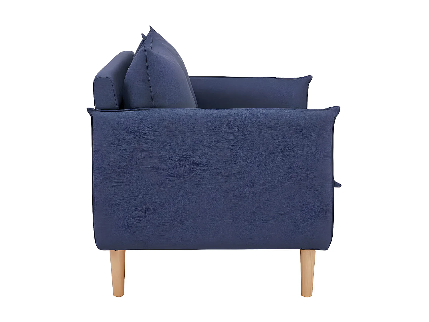 MilaniHome.it - divano 2 posti stile nordico scandinavo 130x84x51 hdi coloreBlu