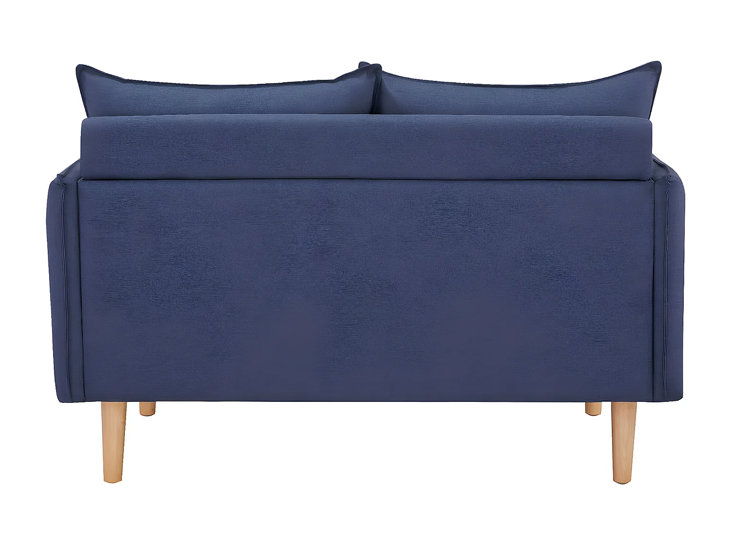 MilaniHome.it - divano 2 posti stile nordico scandinavo 130x84x51 hdi coloreBlu