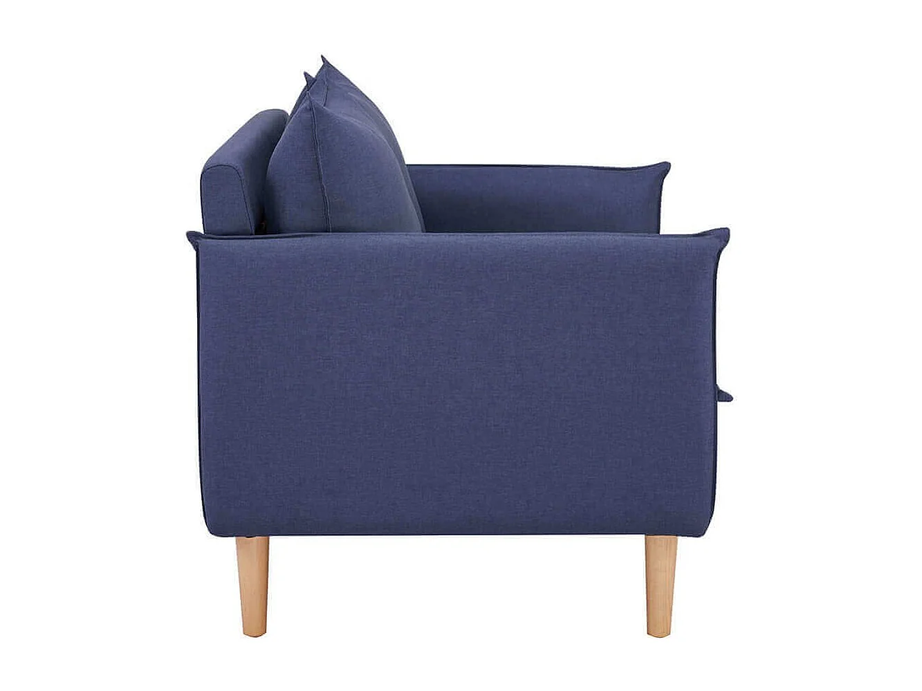 MilaniHome.it - divano 2 posti stile nordico scandinavo 130x84x51 hdi coloreBlu