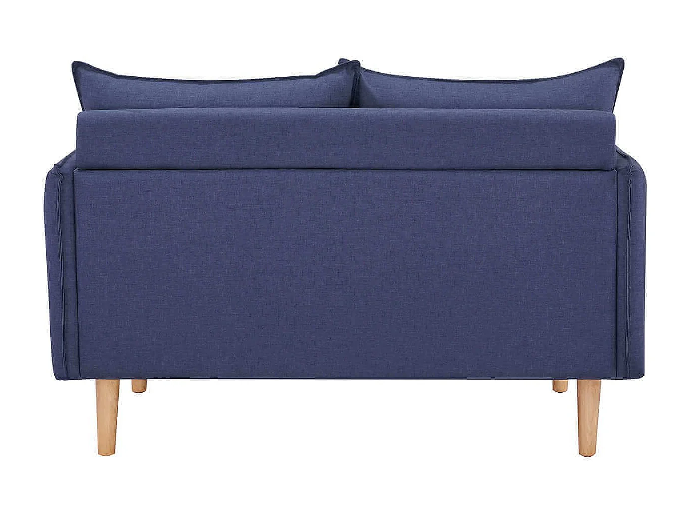 MilaniHome.it - divano 2 posti stile nordico scandinavo 130x84x51 hdi coloreBlu