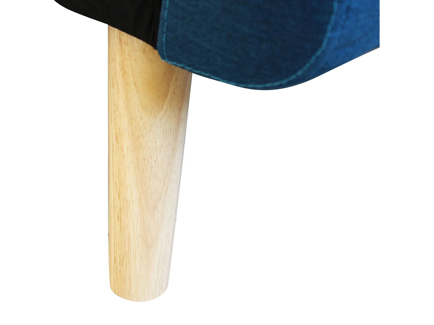 MilaniHome.it - Divano Letto Trapuntato Con Penisola Blu Melange Stile Moderno D.176x84x84/Dl.176x105x45 / S.74x157x84/Sl.74x178x45di coloreBlu melange