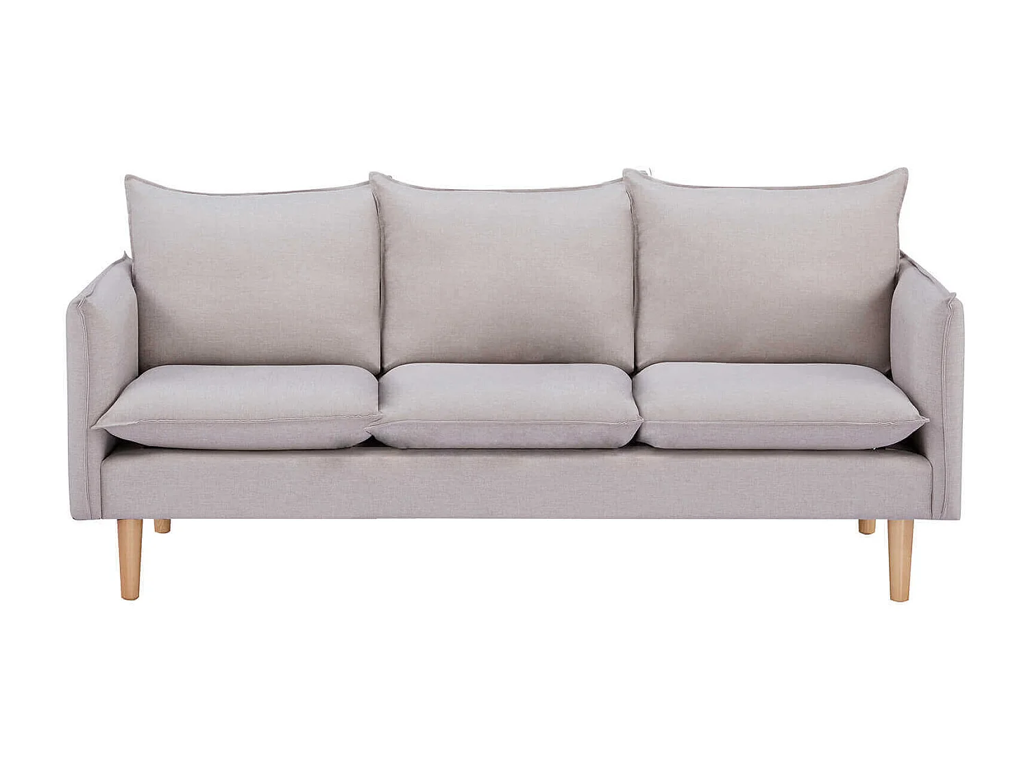 MilaniHome.it - divano 3 posti stile nordico scandinavo 188x84x51 hdi coloreBeige