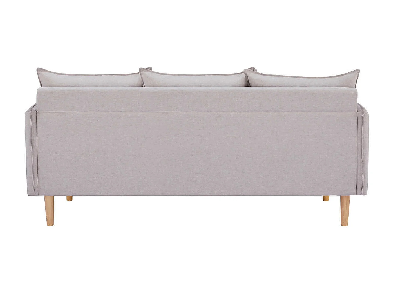 MilaniHome.it - divano 3 posti stile nordico scandinavo 188x84x51 hdi coloreBeige