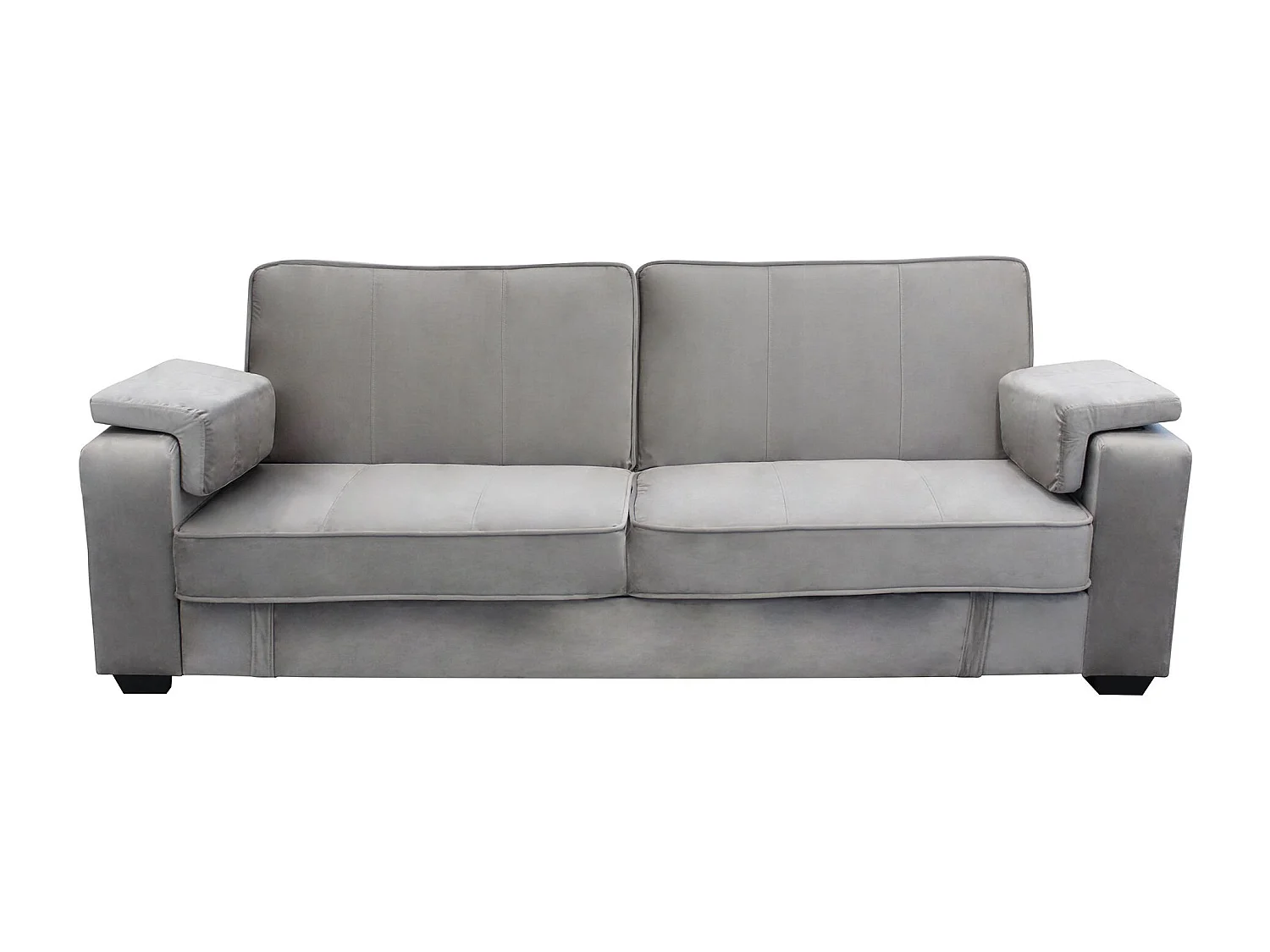 MilaniHome.it - divano letto 3 posti ergonomico per il soggiorno trasormabile in lettodi coloreTortora