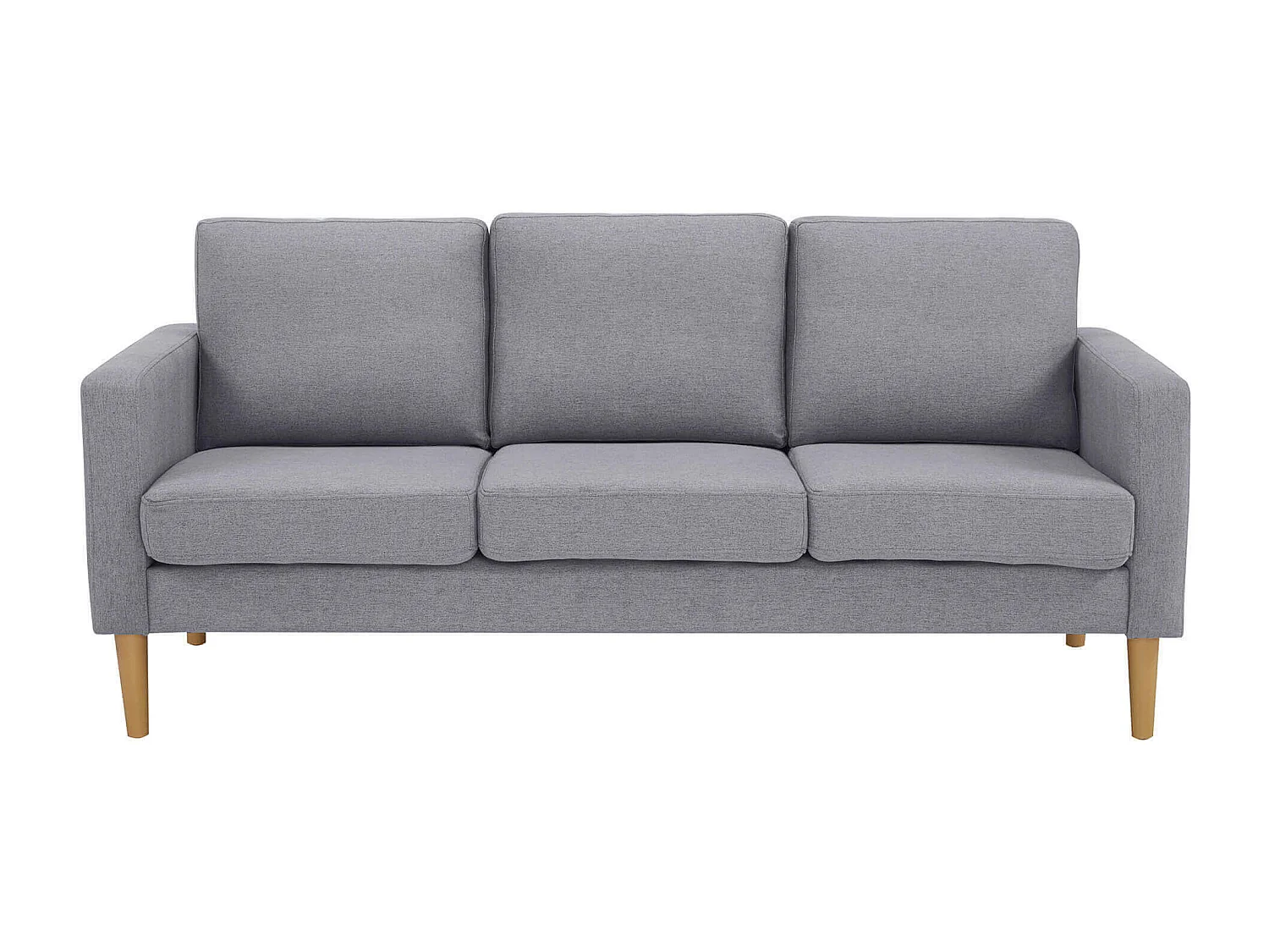 Divano in tessuto 3 posti colorato di design scandinavo moderno per interno casa salotto sala d'attesa ufficio