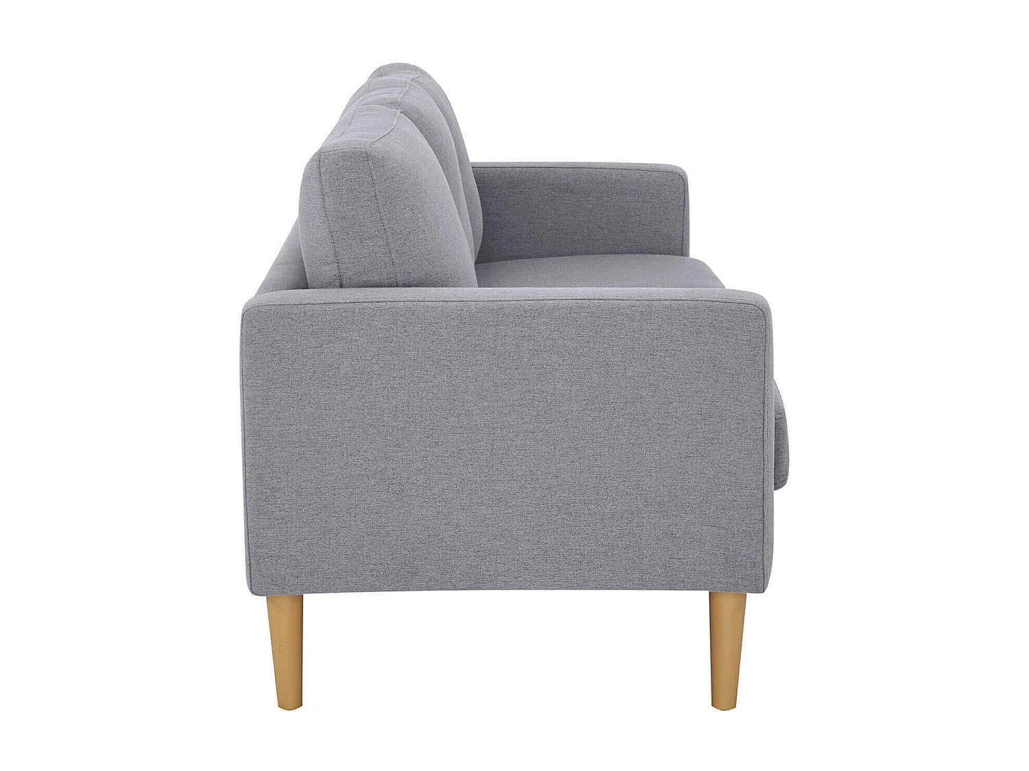 Divano in tessuto 3 posti colorato di design scandinavo moderno per interno casa salotto sala d'attesa ufficio