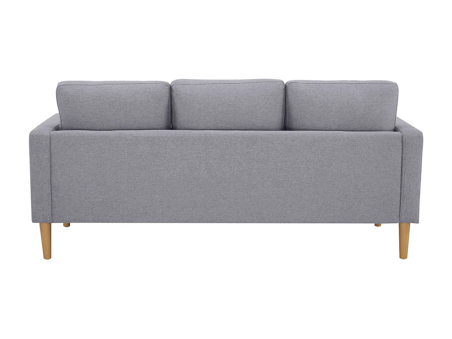 Divano in tessuto 3 posti colorato di design scandinavo moderno per interno casa salotto sala d'attesa ufficio