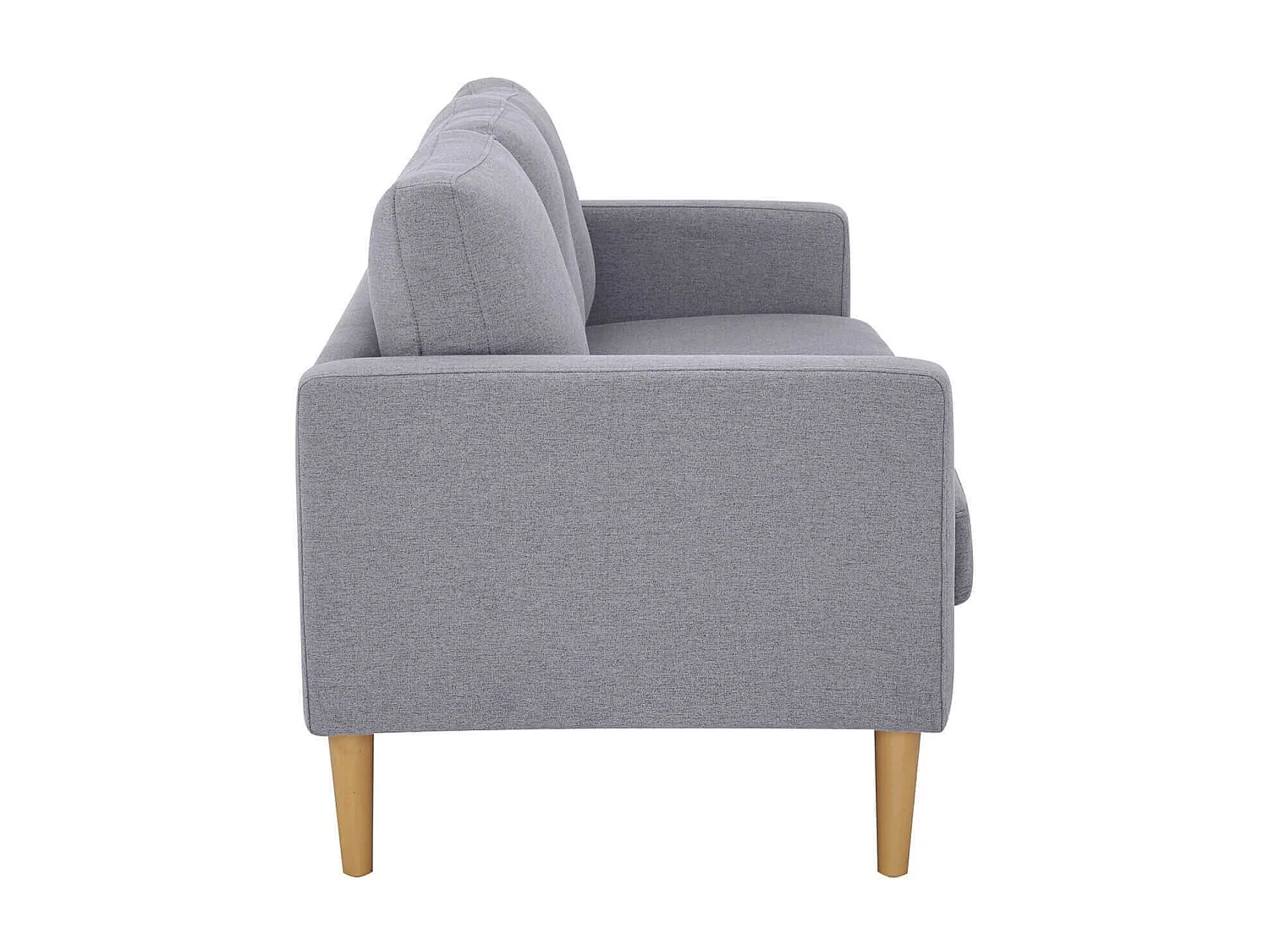 Divano in tessuto 3 posti colorato di design scandinavo moderno per interno casa salotto sala d'attesa ufficio