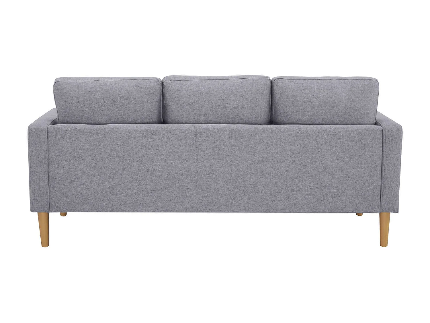 Divano in tessuto 3 posti colorato di design scandinavo moderno per interno casa salotto sala d'attesa ufficio