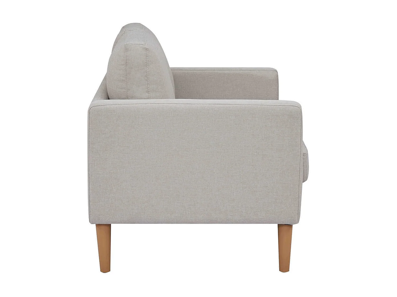 MilaniHome.it - Divano in tessuto 2 posti colorato di design scandinavo moderno per interno casa salotto sala d'attesa ufficiodi coloreBeige