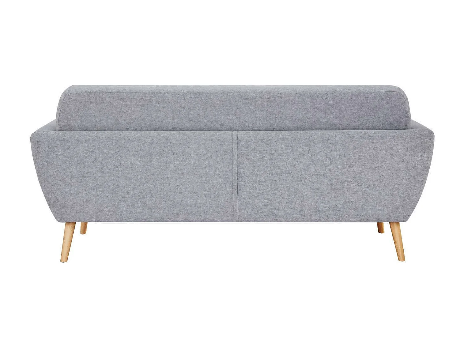 MilaniHome.it - Divano 3 Posti Grigio Stile Moderno Di Design Contemporaneo Con Bottoni Per Salotto Casa Hotel, Stile Moderno,, 193x79x86 Hdi coloreGrigio chiaro