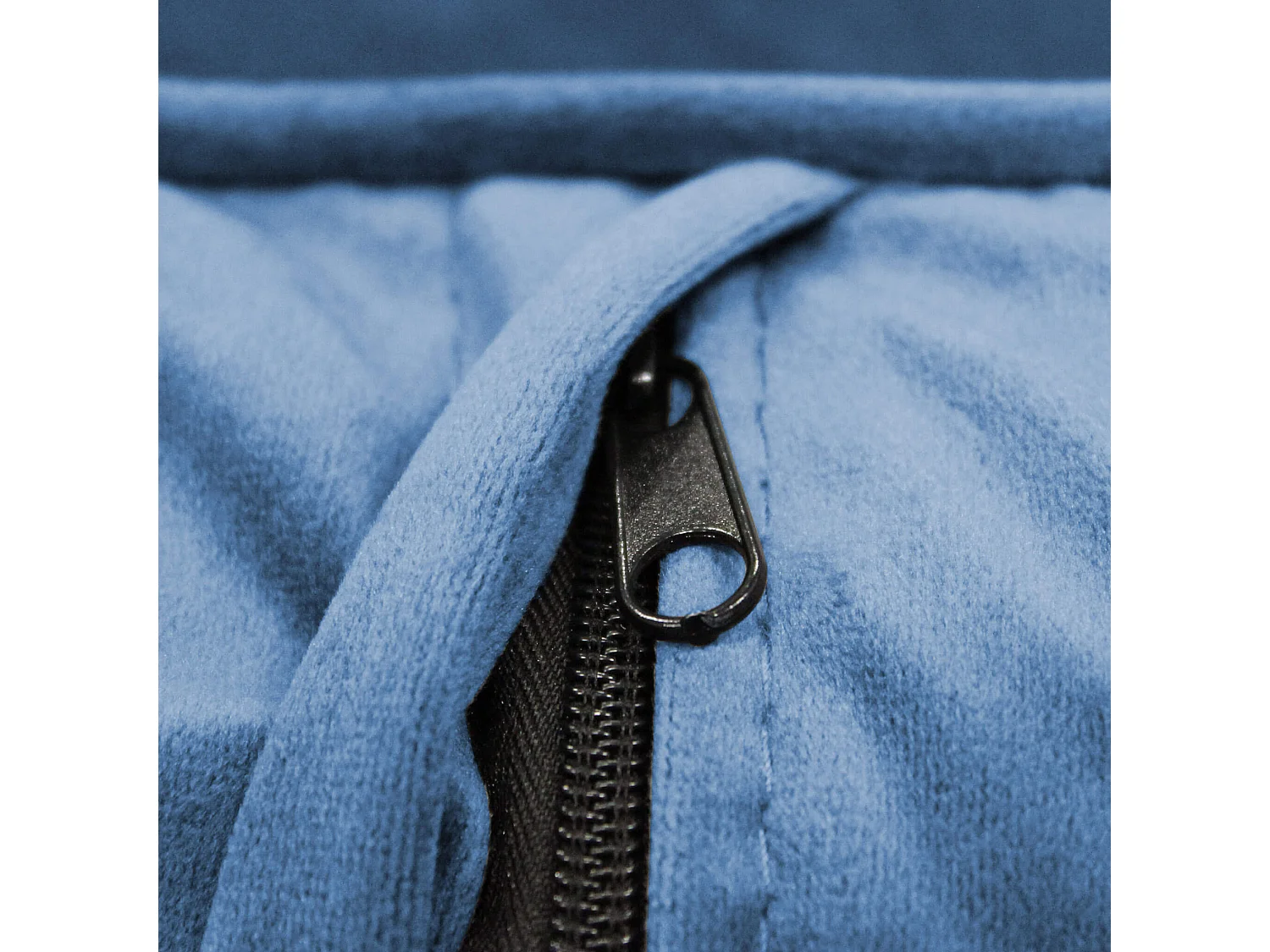 MilaniHome.it - Divano in velluto 3 posti per salotto soogiorno sala d'attesa 196x81x89 hdi coloreBlu