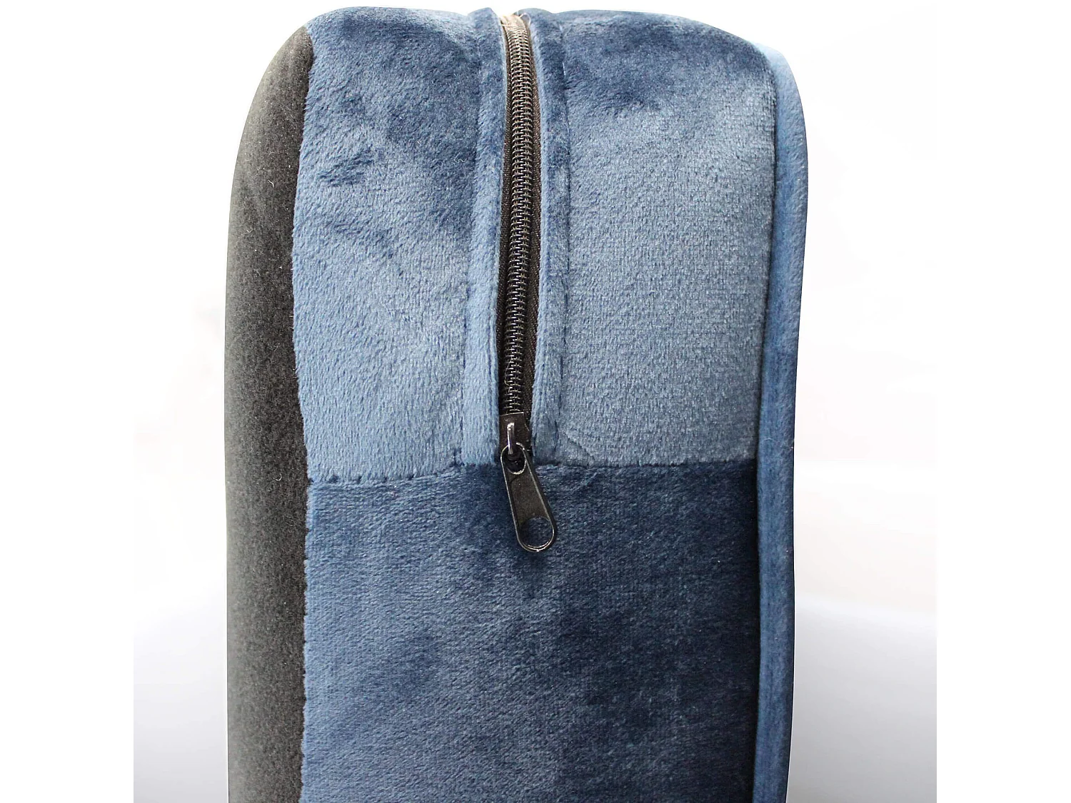 MilaniHome.it - Divano in velluto 3 posti per salotto soogiorno sala d'attesa 196x81x89 hdi coloreBlu