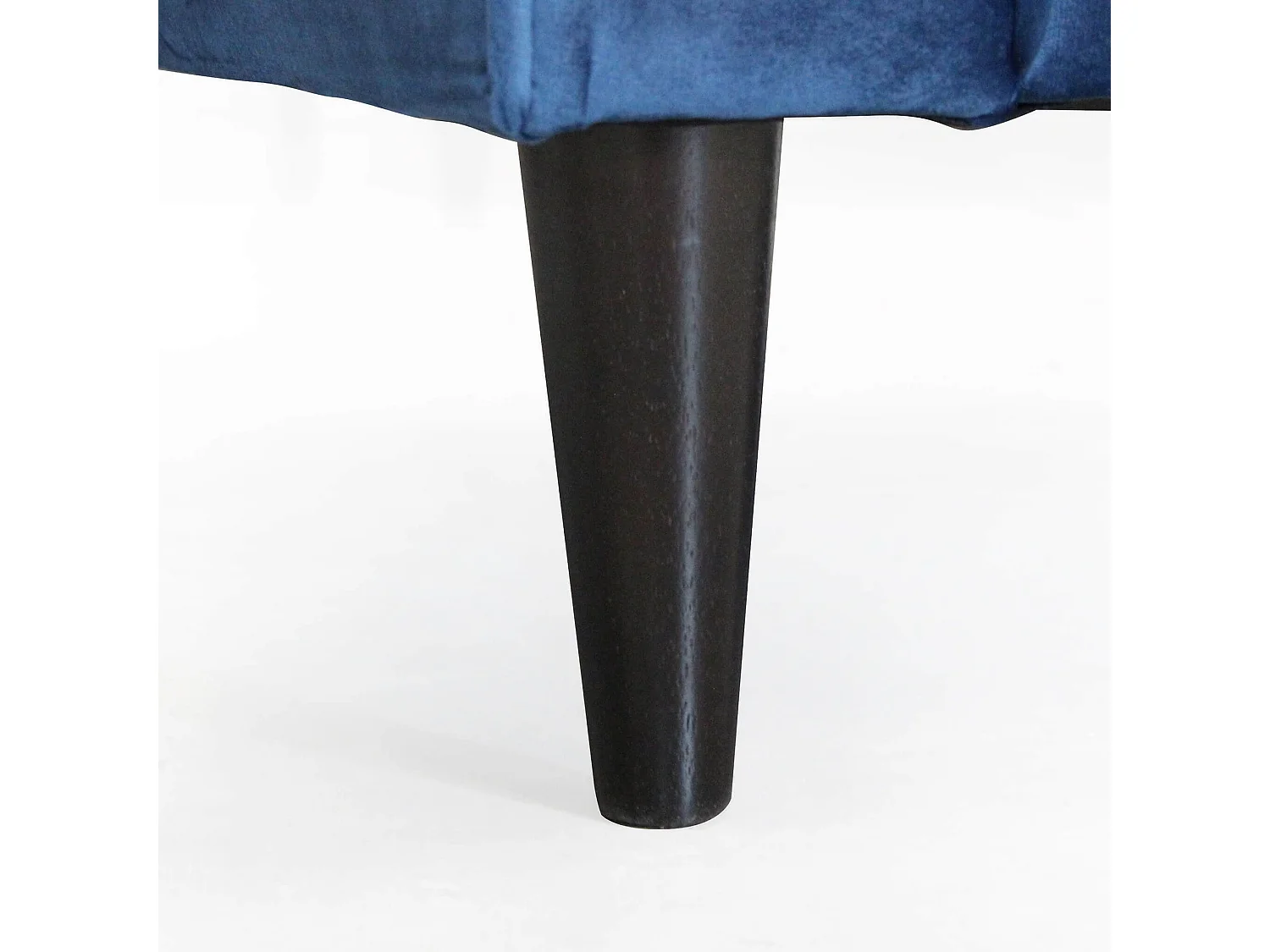 MilaniHome.it - Divano in velluto 3 posti per salotto soogiorno sala d'attesa 196x81x89 hdi coloreBlu