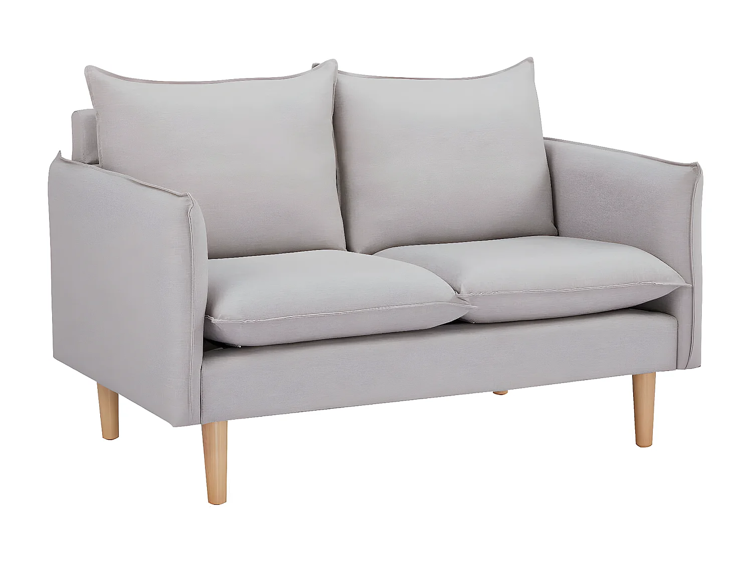 MilaniHome.it - divano 2 posti stile nordico scandinavo 130x84x51 hdi coloreBeige