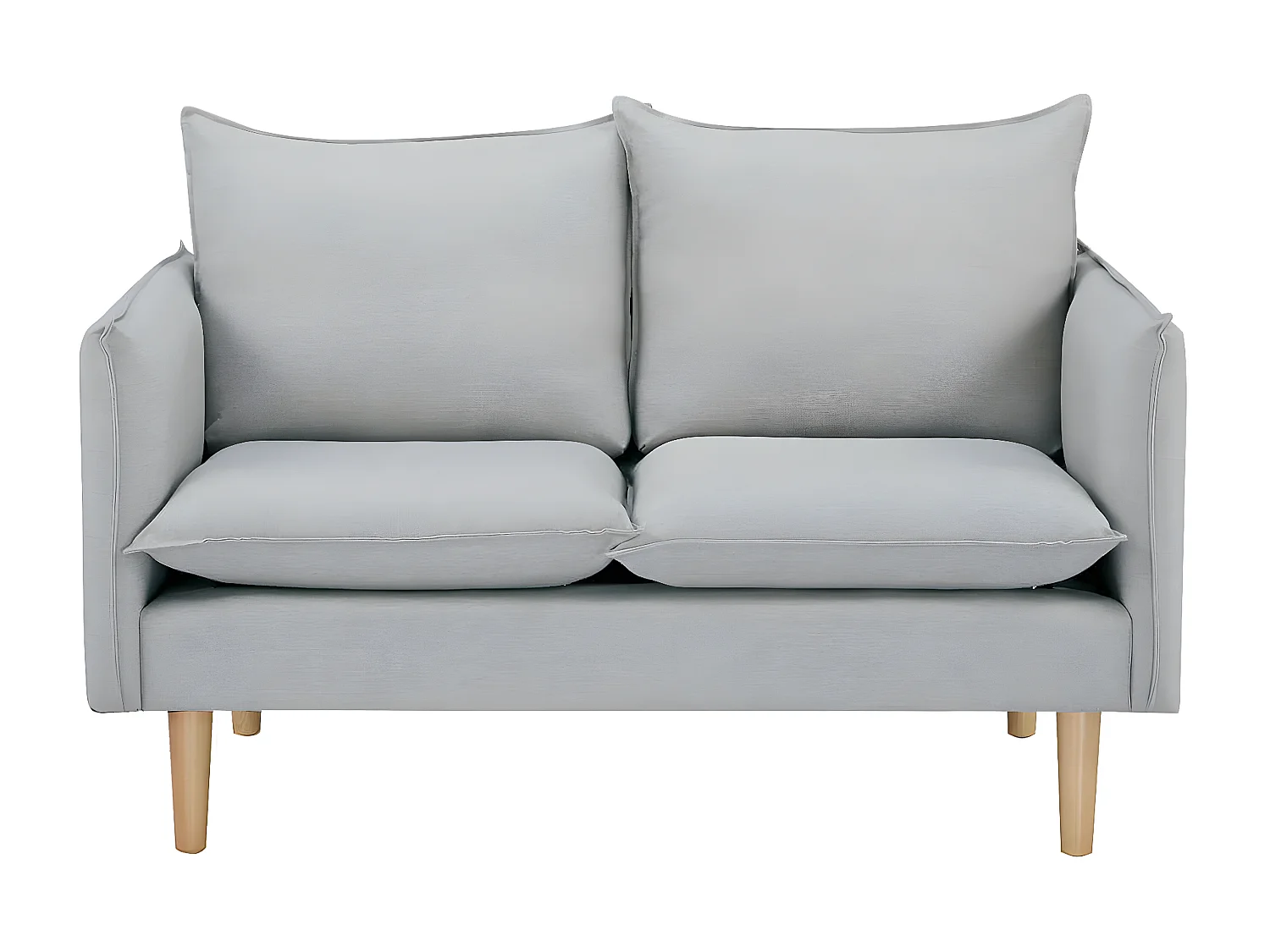 MilaniHome.it - divano 2 posti stile nordico scandinavo 130x84x51 hdi coloreBeige