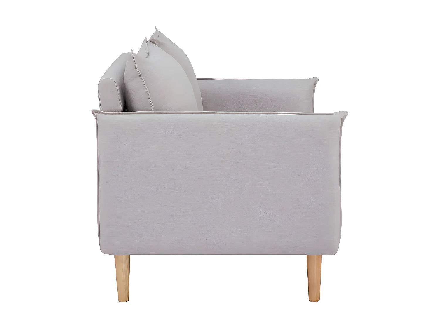 MilaniHome.it - divano 2 posti stile nordico scandinavo 130x84x51 hdi coloreBeige