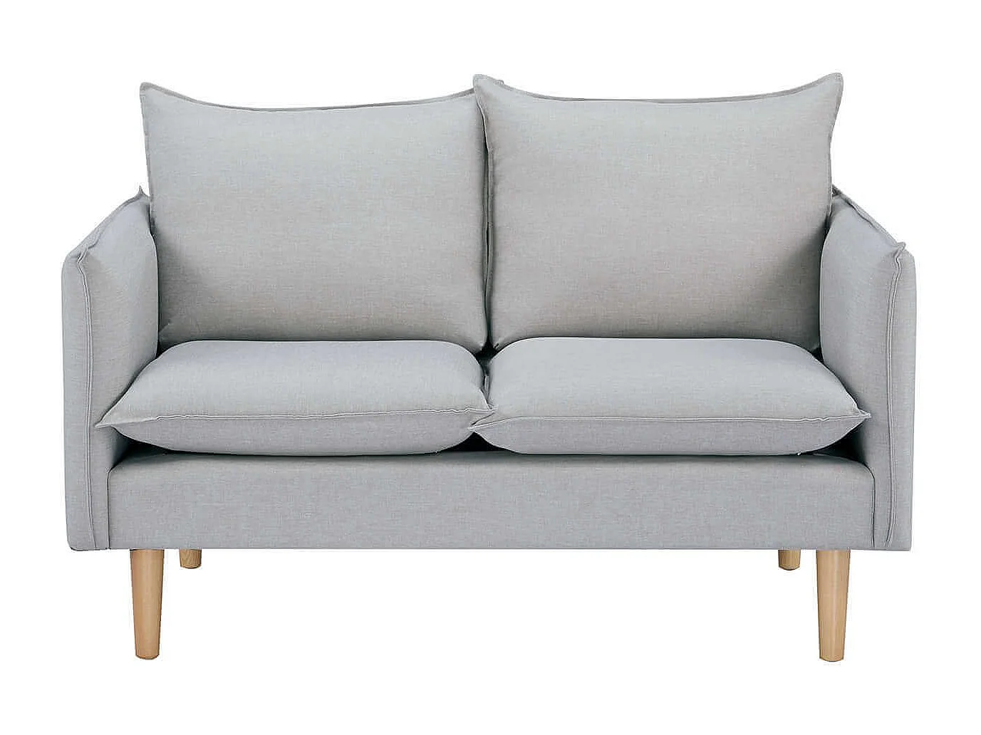 MilaniHome.it - divano 2 posti stile nordico scandinavo 130x84x51 hdi coloreBeige