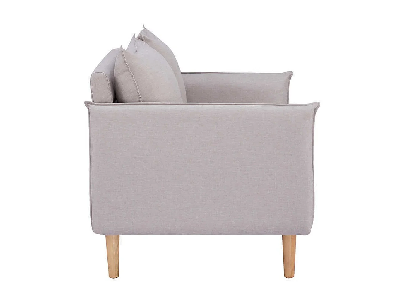 MilaniHome.it - divano 2 posti stile nordico scandinavo 130x84x51 hdi coloreBeige