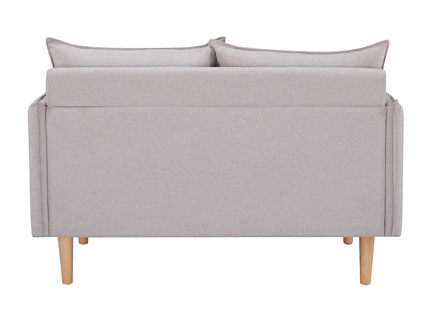 MilaniHome.it - divano 2 posti stile nordico scandinavo 130x84x51 hdi coloreBeige