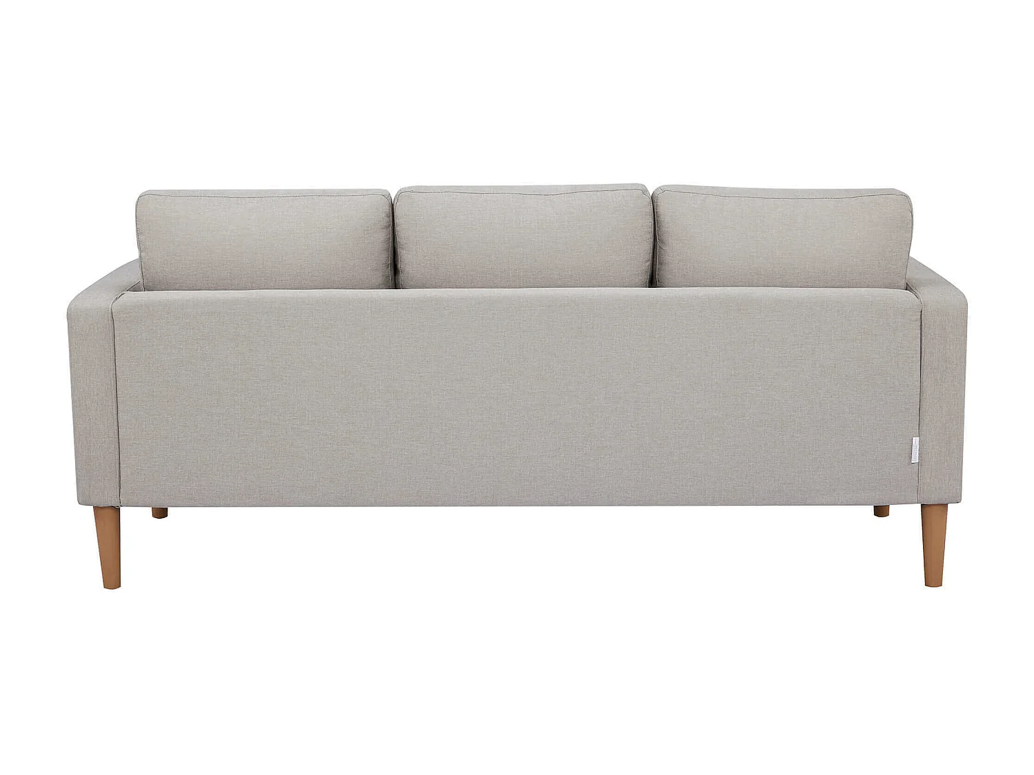 MilaniHome.it - Divano in tessuto 3 posti colorato di design scandinavo moderno per interno casa salotto sala d'attesa ufficiodi coloreBeige