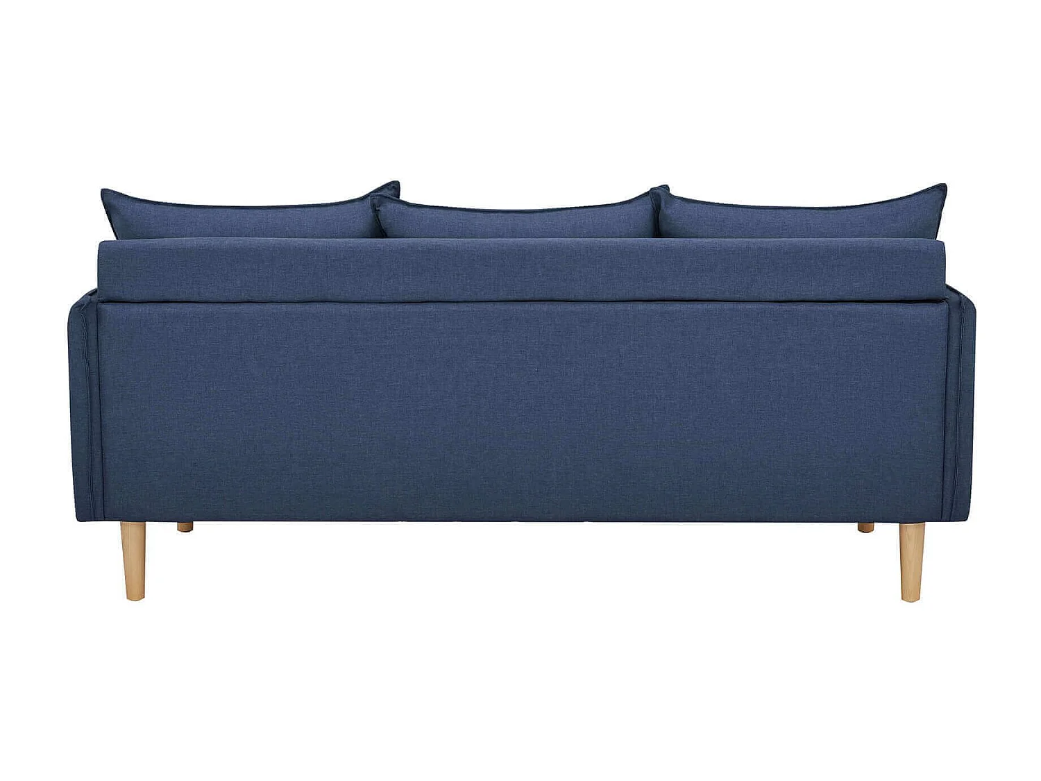 MilaniHome.it - divano 3 posti stile nordico scandinavo 188x84x51 hdi coloreBlu