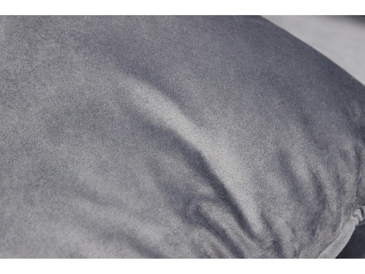 MilaniHome.it - Divano in velluto 2 posti per salotto soogiorno sala d'attesa 152x81x89 hdi coloreGrigio chiaro