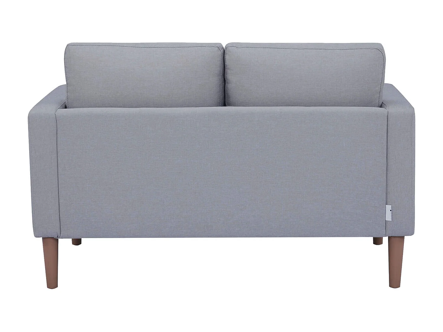 MilaniHome.it - Divano in tessuto 2 posti colorato di design scandinavo moderno per interno casa salotto sala d'attesa ufficiodi coloreGrigio chiaro