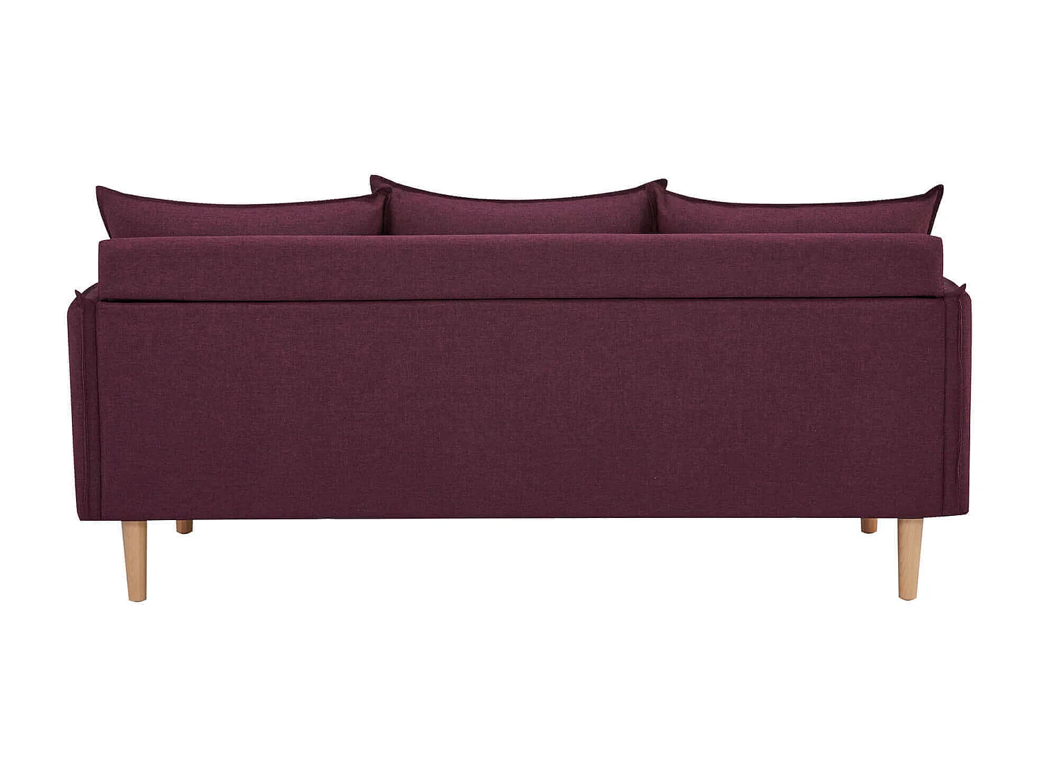 MilaniHome.it - divano 3 posti stile nordico scandinavo 188x84x51 hdi coloreViola