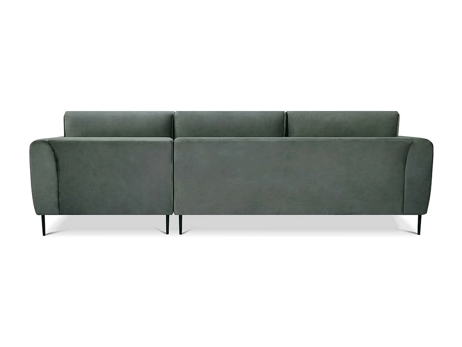 MilaniHome.it - divano 3 posti con penisola di design moderno cm 180x97x85hdi coloreGrigio