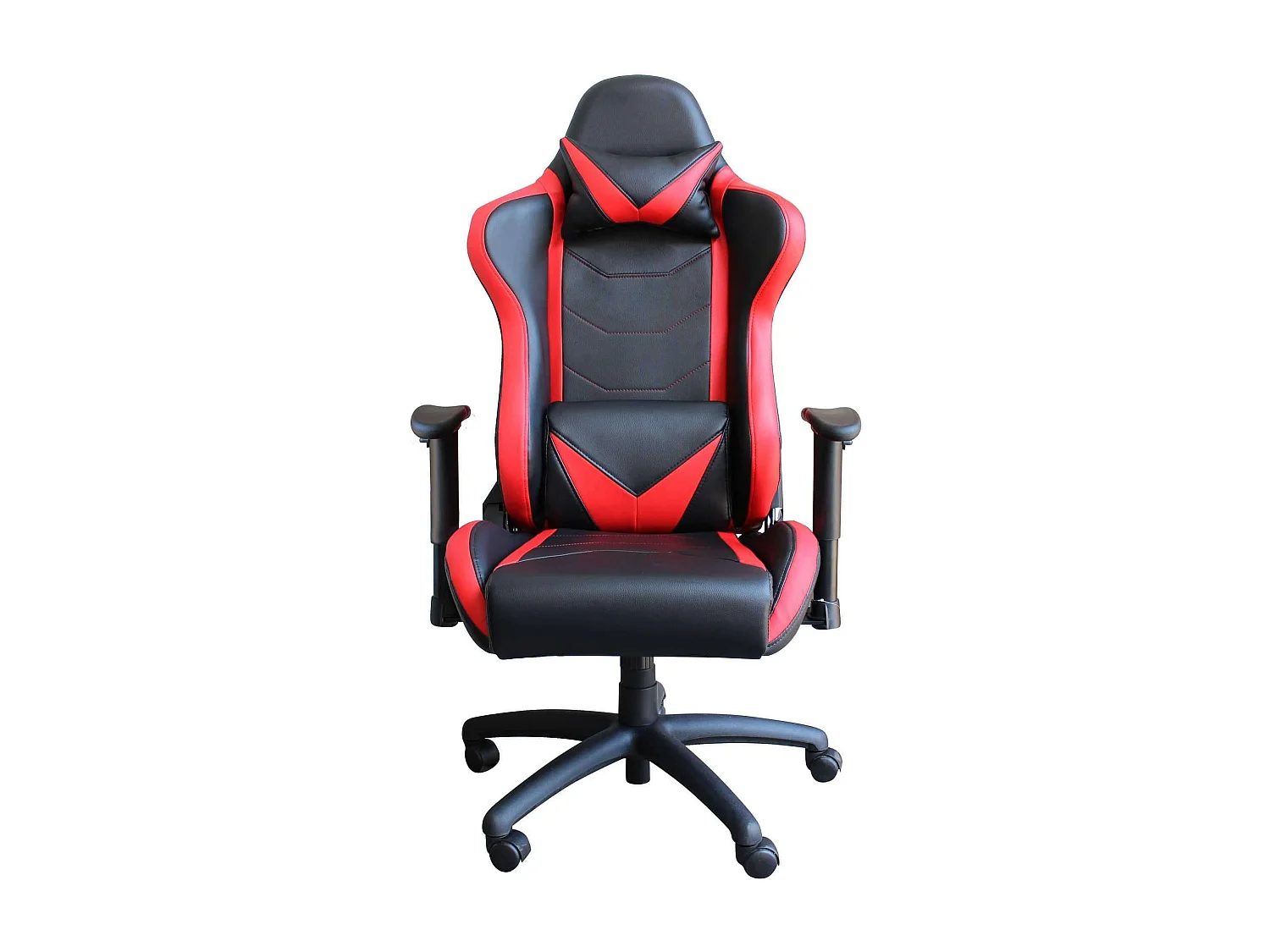 MilaniHome.it - poltrona da gaming ergonomica con poggiatesta e supporto lombare sedia da lavoro girevole regolabiledi coloreRosso