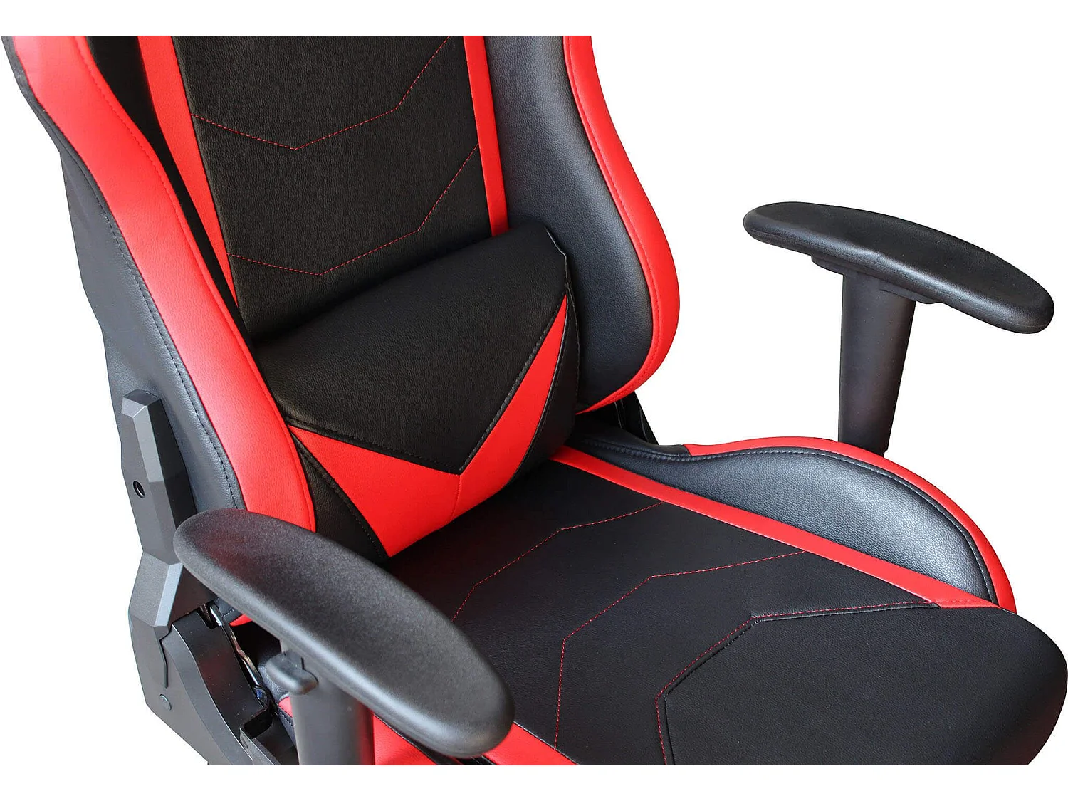 MilaniHome.it - poltrona da gaming ergonomica con poggiatesta e supporto lombare sedia da lavoro girevole regolabiledi coloreRosso