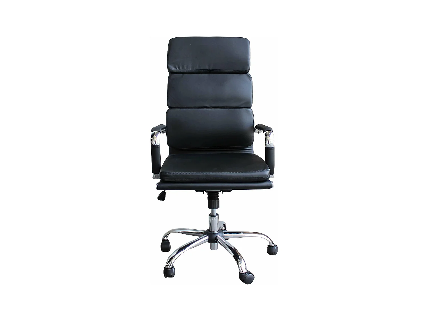 MilaniHome.it - poltrona da ufficio ergonomica con poggiatesta e supporto lombare sedia da lavoro girevole regolabiledi coloreNero