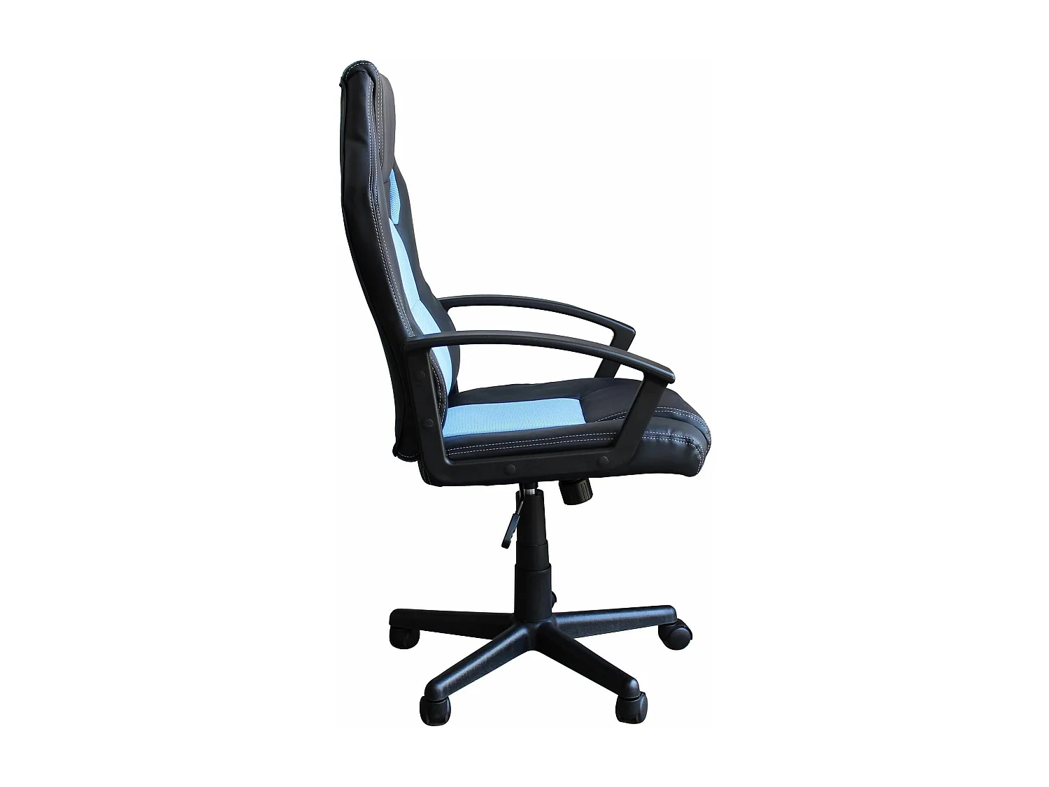 MilaniHome.it - poltrona da gaming ergonomica con poggiatesta e supporto lombare sedia da lavoro girevole regolabiledi coloreAzzurro