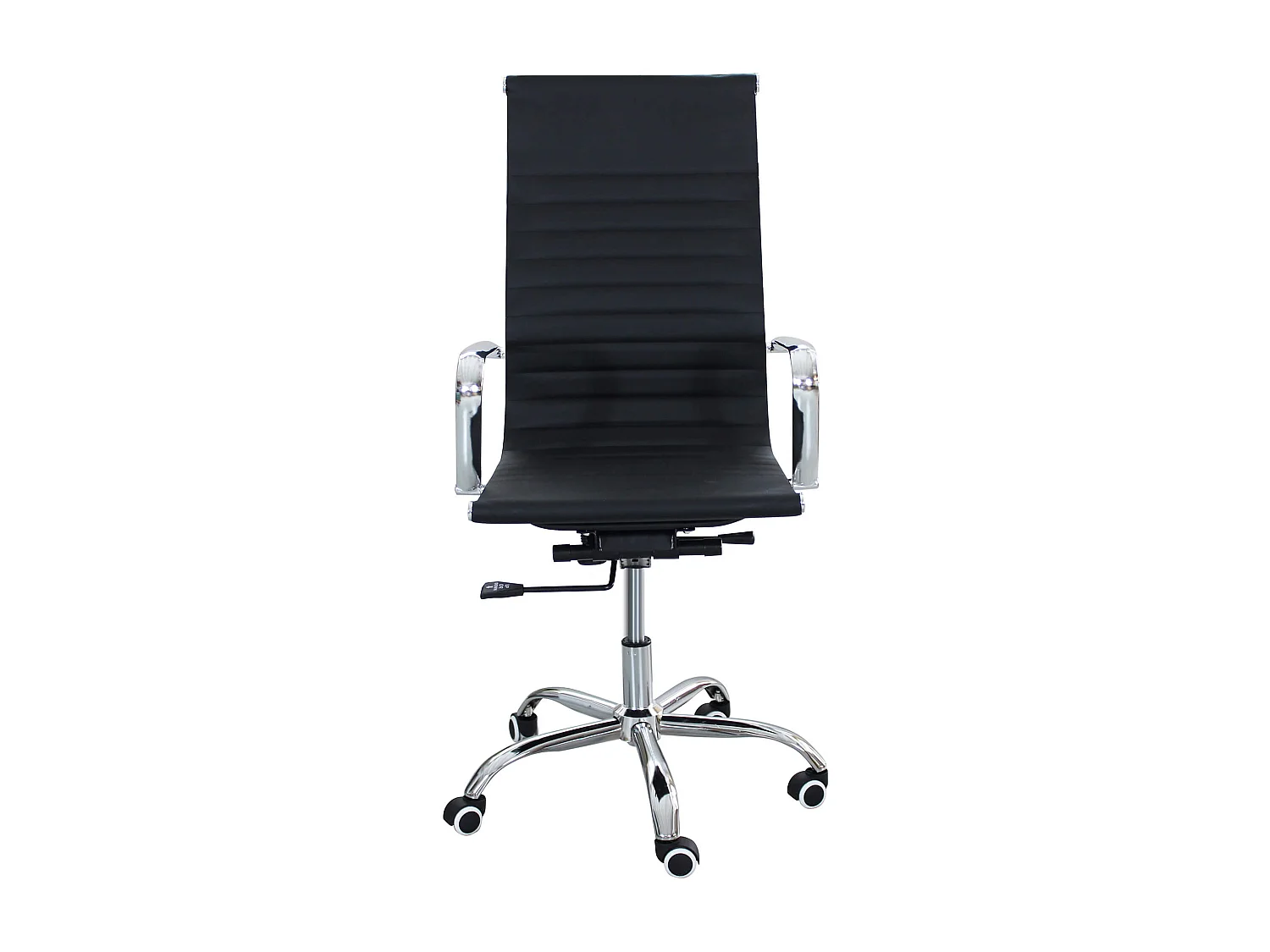 MilaniHome.it - sedia da ufficio ergonomica con poggiatesta e supporto lombare sedia da lavoro girevole regolabiledi coloreNero