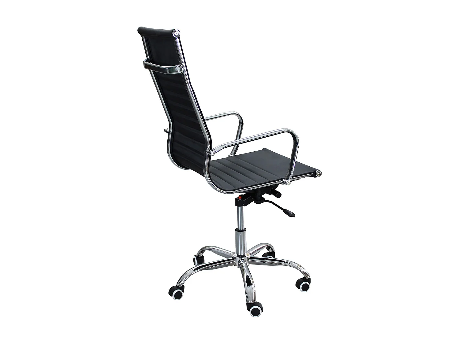 MilaniHome.it - sedia da ufficio ergonomica con poggiatesta e supporto lombare sedia da lavoro girevole regolabiledi coloreNero