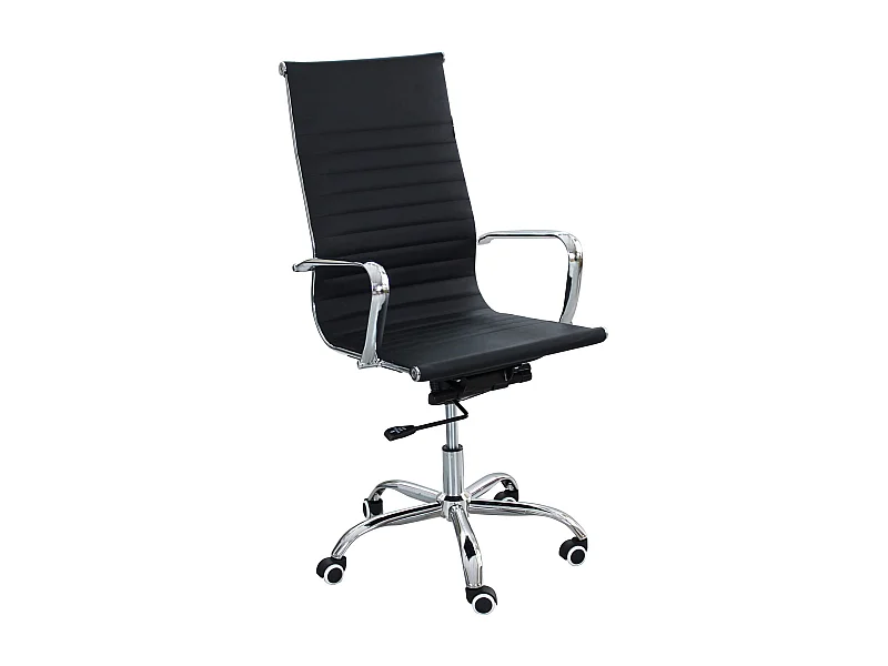 MilaniHome.it - sedia da ufficio ergonomica con poggiatesta e supporto lombare sedia da lavoro girevole regolabiledi coloreNero