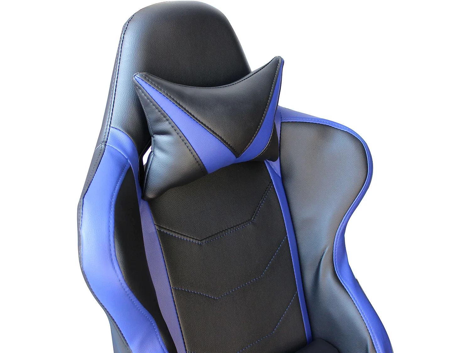 MilaniHome.it - poltrona da gaming ergonomica con poggiatesta e supporto lombare sedia da lavoro girevole regolabiledi coloreBlu